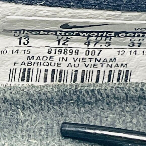 Nike Metcon 2 Cross Fit Training Running Shoes Black Mens 13 - Picture 8 of 8